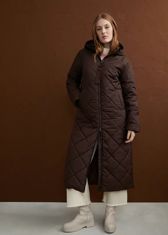 Manteau matelassé et rembourré à capuche, bonprix