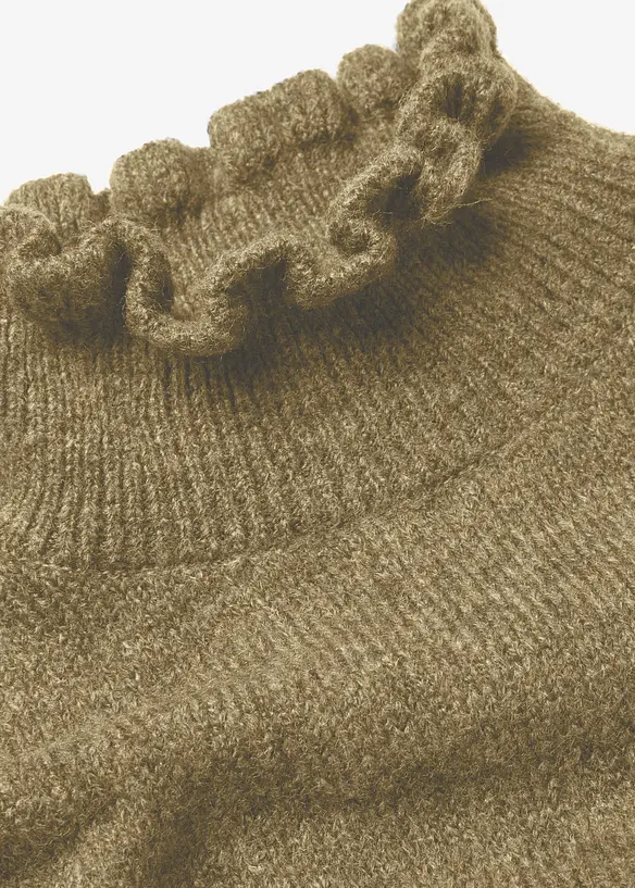 Pull col roul&eacute;, bonprix