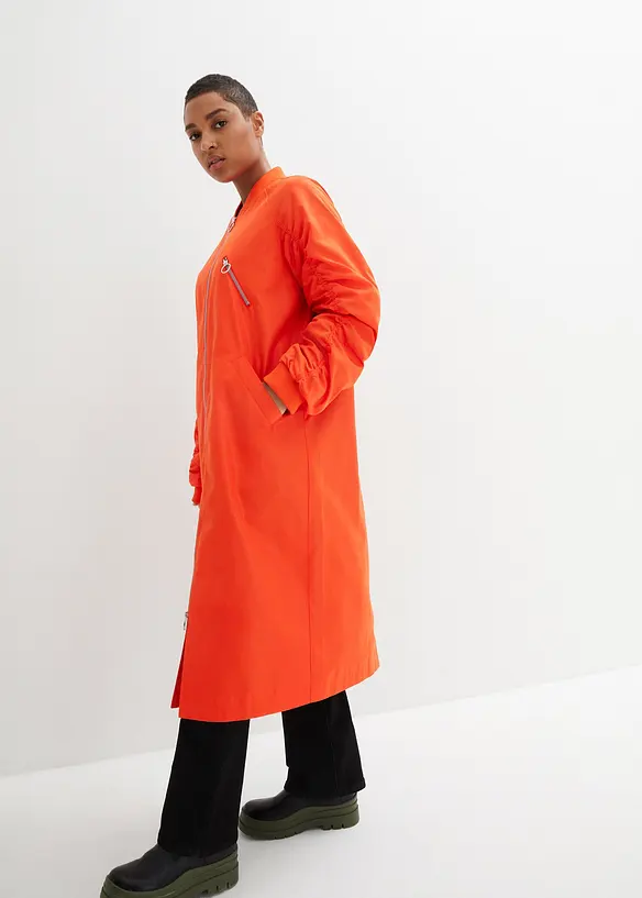 Manteau l&eacute;ger avec col en bord-c&ocirc;tes, bonprix