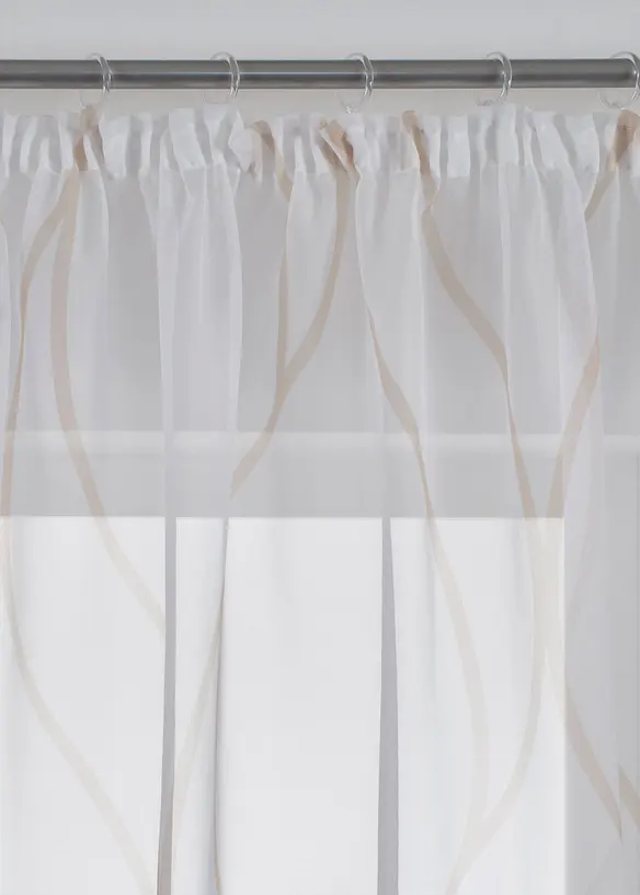 Voilage vagues (1 pce), aussi en XXL, bonprix