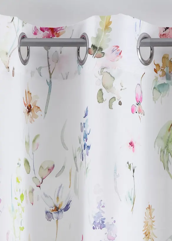 Rideau panneau en microfibre avec polyester recycl&eacute; (1 pce), bonprix