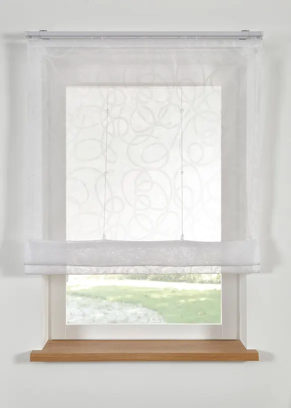 Store bateau transparent &agrave; imprim&eacute;, bonprix