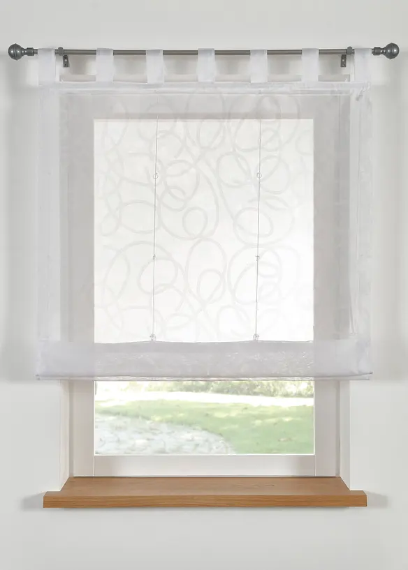 Store bateau transparent &agrave; imprim&eacute;, bonprix