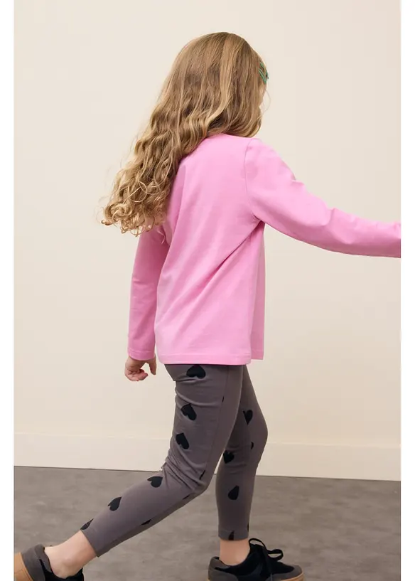 Lot de 3 T-shirts manches longues en coton extensible, bonprix