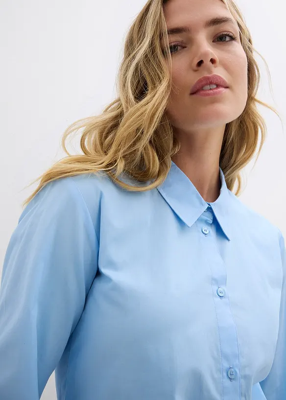 Chemisier oversize 100&nbsp;% coton, bonprix