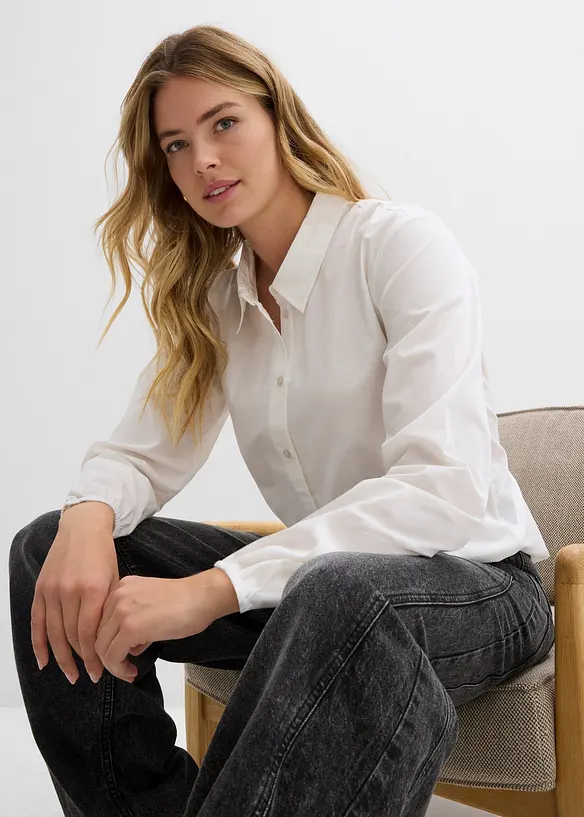 Chemisier oversize 100&nbsp;% coton, bonprix