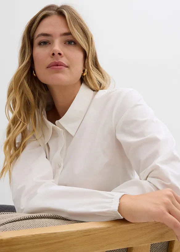 Chemisier oversize 100&nbsp;% coton, bonprix