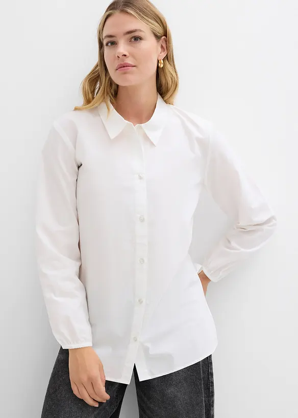 Chemisier oversize 100&nbsp;% coton, bonprix