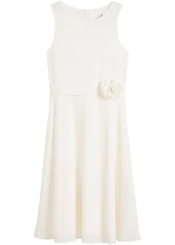 Robe avec fleur appliquée, bonprix