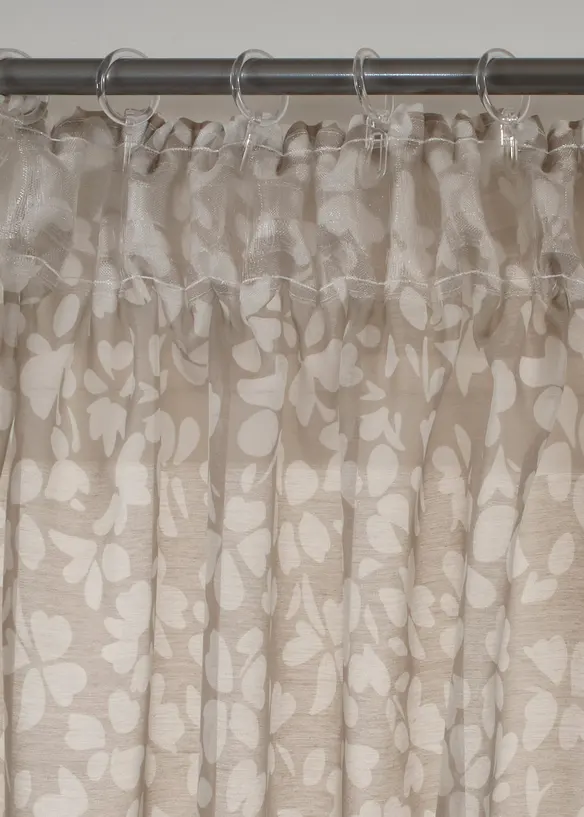 Lot de 2 voilages en batiste, bonprix