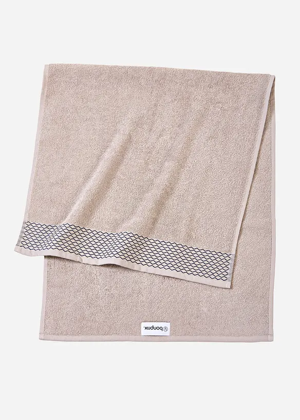 Serviette de toilette pur coton, bonprix