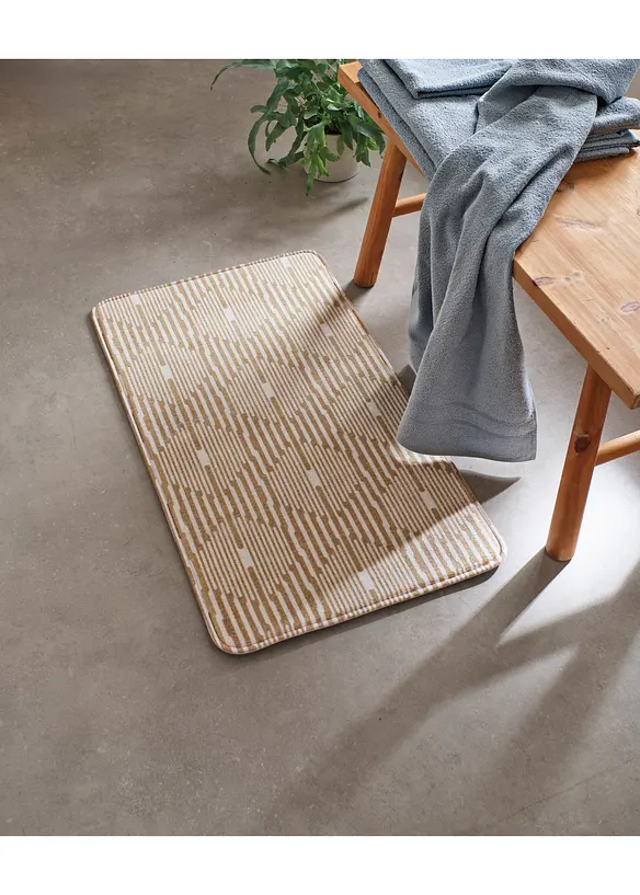 Tapis de bain &agrave; m&eacute;moire de forme, bonprix