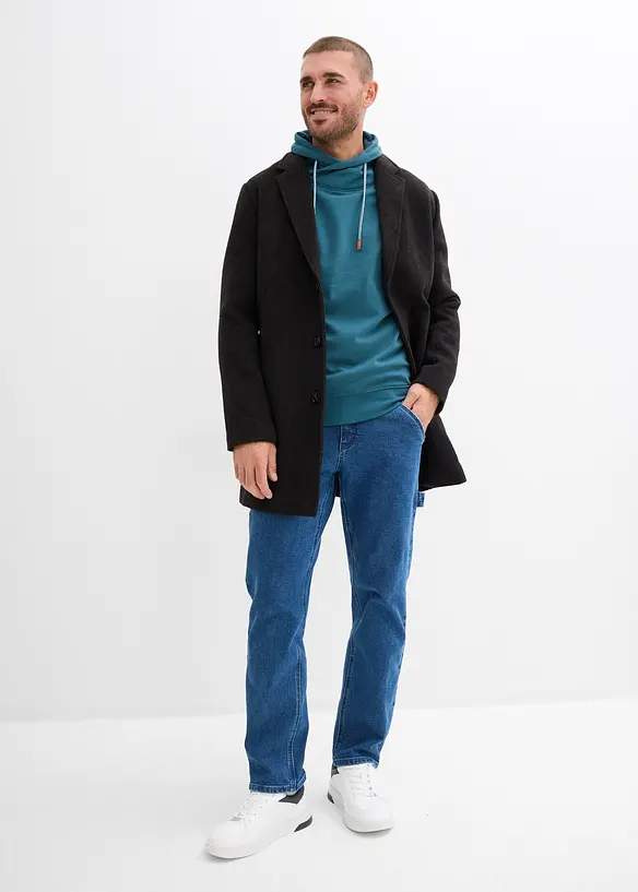 Sweat-shirt &agrave; col ch&acirc;le, bonprix