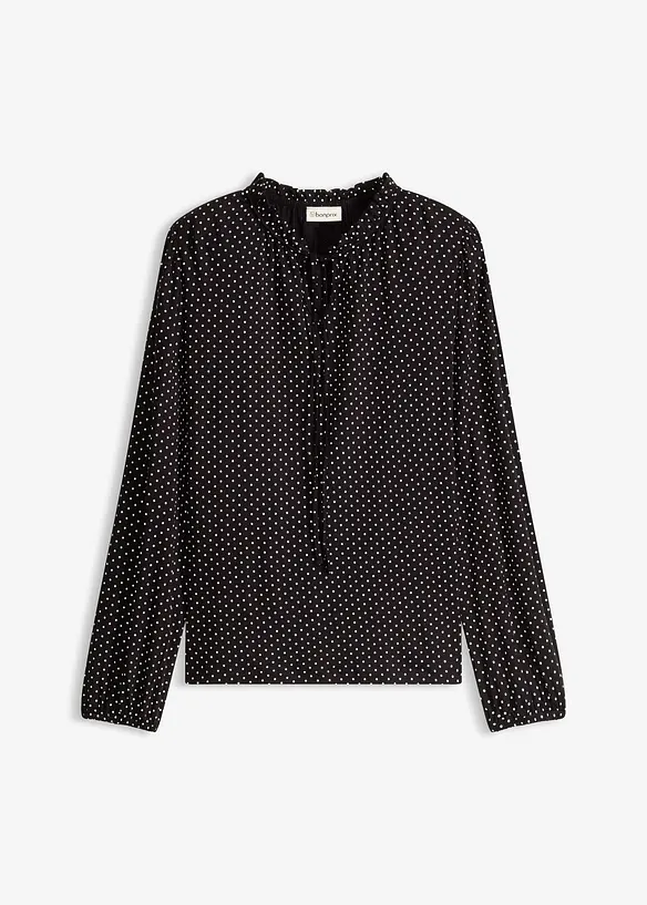 T-shirt manches longues en viscose extensible, bonprix