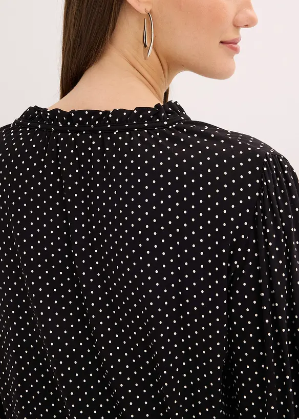 T-shirt manches longues en viscose extensible, bonprix