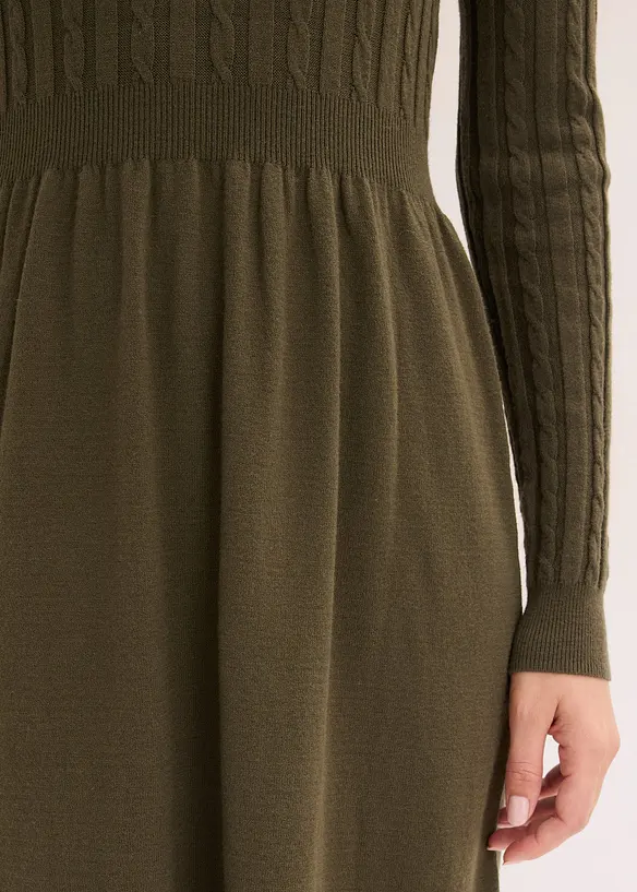 Robe en maille, bonprix