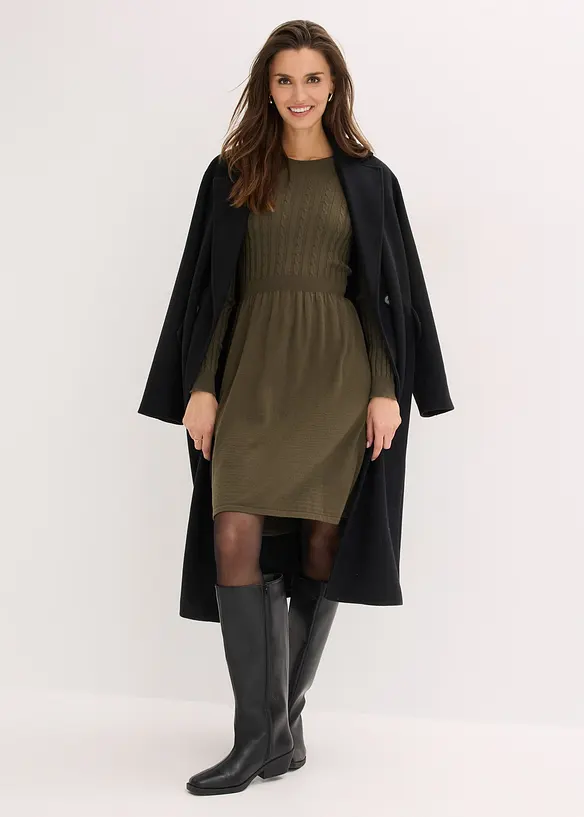 Robe en maille, bonprix