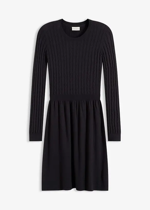 Robe en maille, bonprix