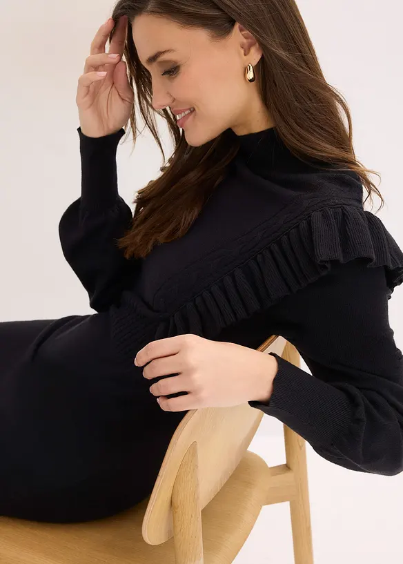 Robe en maille, bonprix