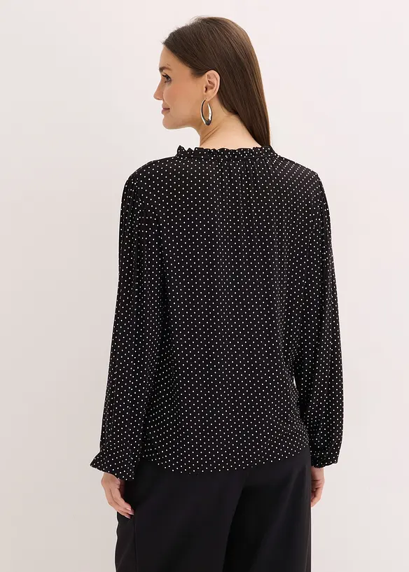 T-shirt manches longues en viscose extensible, bonprix