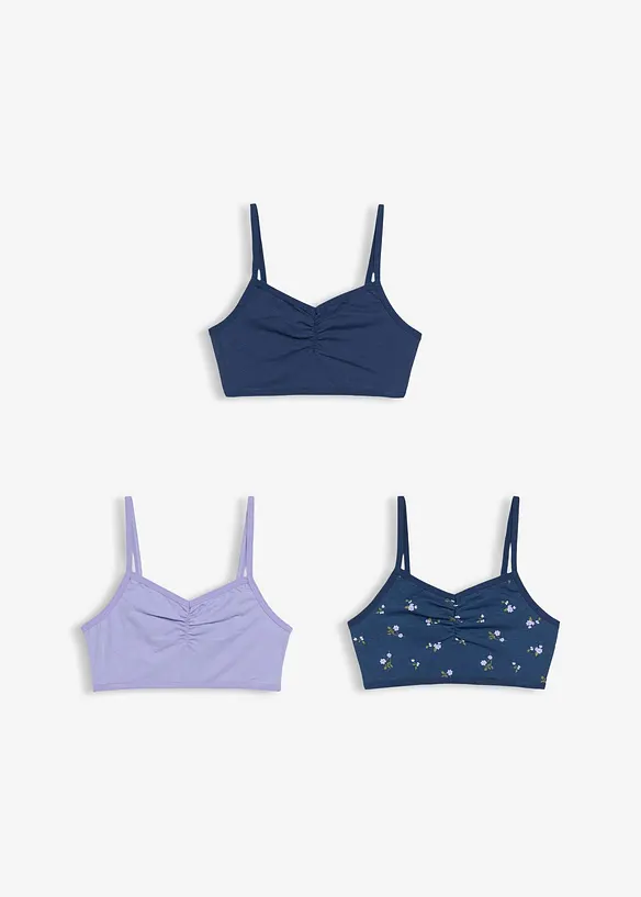Lot de 3 brassi&egrave;res douces, bonprix
