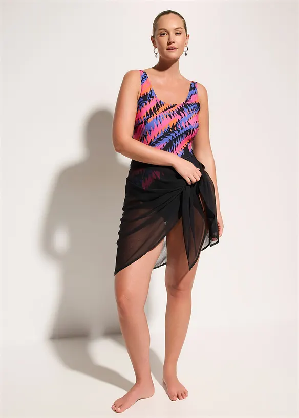 Maillot 1&nbsp;pi&egrave;ce sculptant, maintien l&eacute;ger, bonprix