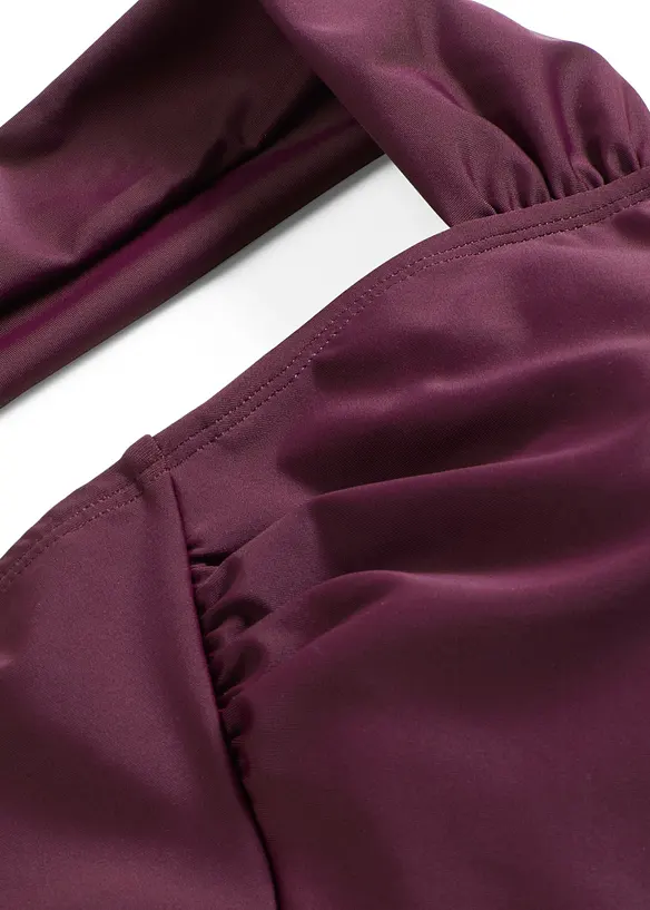 Maillot 1 pi&egrave;ce sculptant &agrave; bretelles larges, maintien mod&eacute;r&eacute;, bonprix