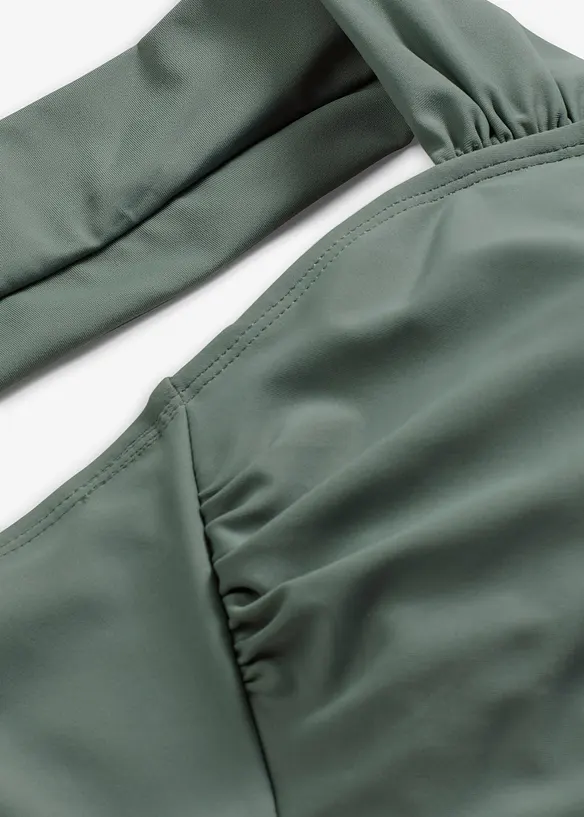 Maillot 1 pi&egrave;ce sculptant &agrave; bretelles larges, maintien mod&eacute;r&eacute;, bonprix