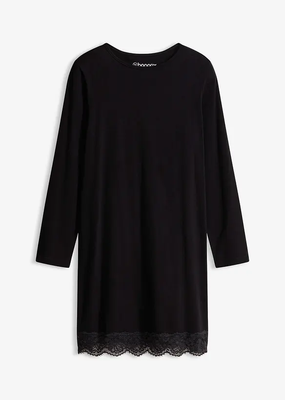 Chemise de nuit &agrave; dentelle, bonprix