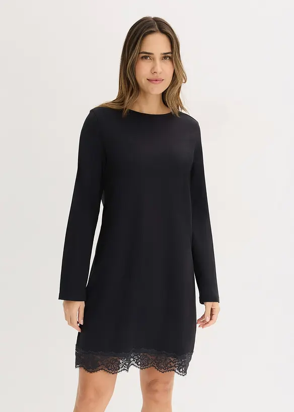 Chemise de nuit &agrave; dentelle, bonprix