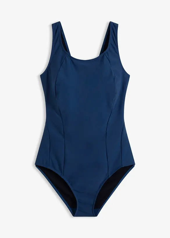 Maillot 1 pi&egrave;ce sculptant, maintien mod&eacute;r&eacute;, bonprix