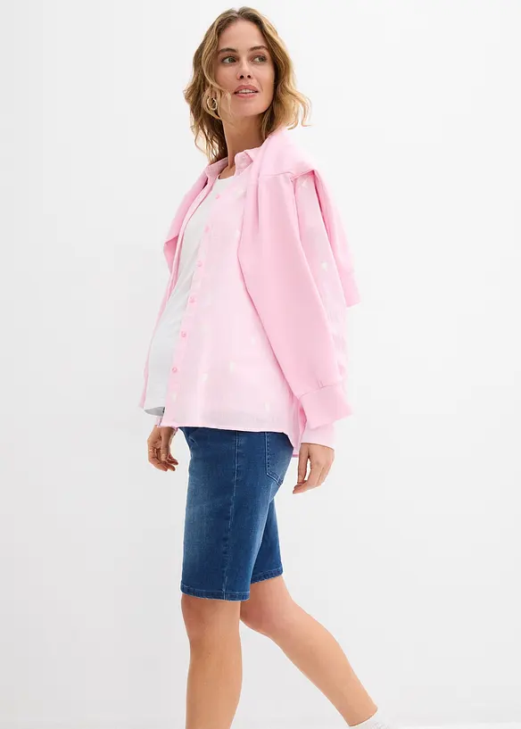 Bermuda en jean de grossesse, bonprix