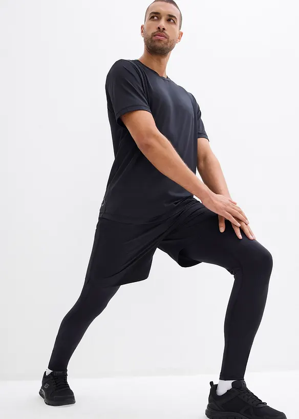 Legging de sport confortable pour homme avec poche pour portable, bonprix