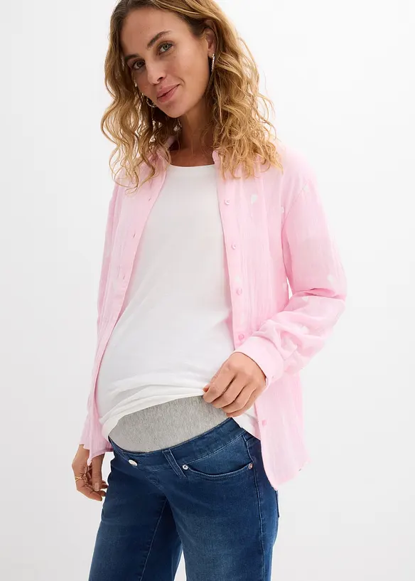 Bermuda en jean de grossesse, bonprix