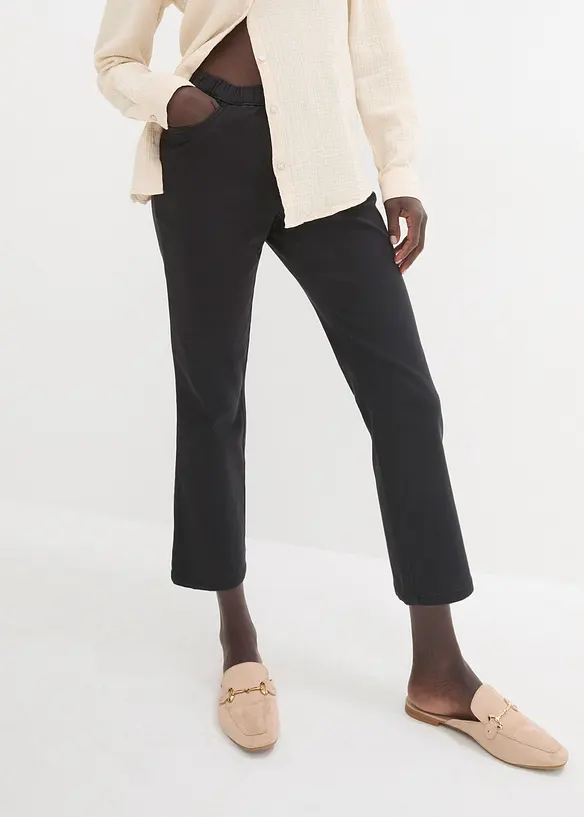 Pantalon 7/8 à taille élastiquée, bonprix