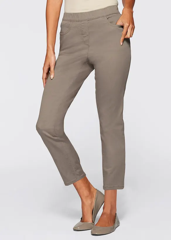 Pantalon 7/8 &agrave; taille &eacute;lastiqu&eacute;e, bonprix