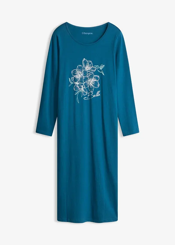 Chemise de nuit 100% coton, bonprix