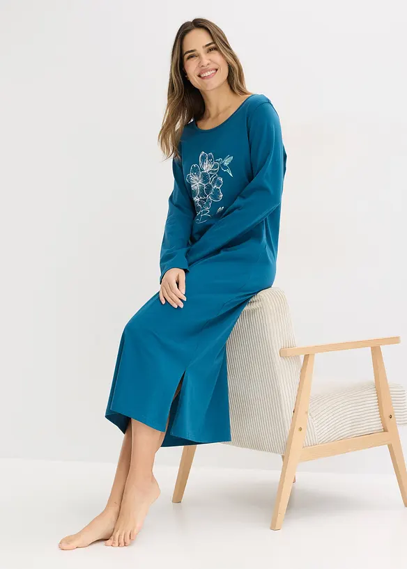 Chemise de nuit 100% coton, bonprix