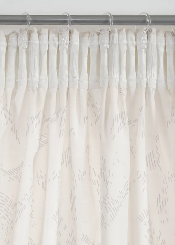 Lot de 2 voilages semi-transparents, aussi en extra long, bonprix