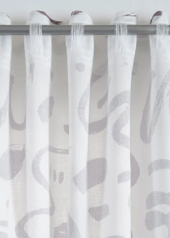 Voilage textur&eacute; (1&nbsp;pce), aussi en extra long, bonprix