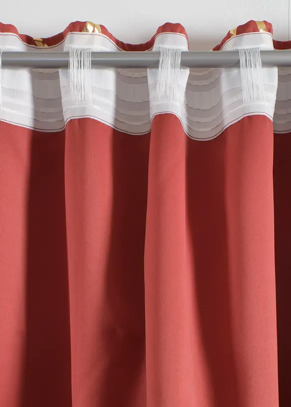 Rideau obscurcissant &agrave; imprim&eacute; brillant (1 pce), bonprix