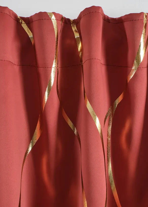 Rideau obscurcissant &agrave; imprim&eacute; brillant (1 pce), bonprix