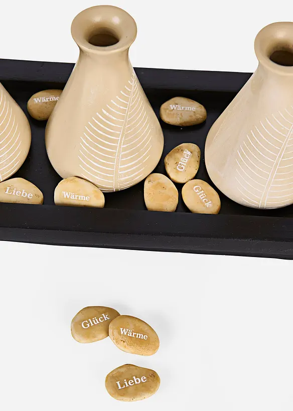 Vase sur plateau, bonprix