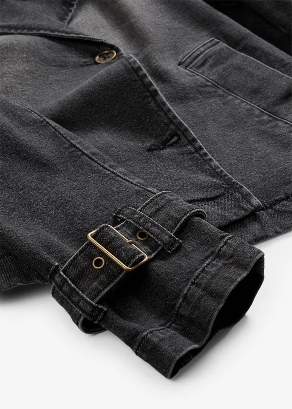 Trench court en denim, bonprix