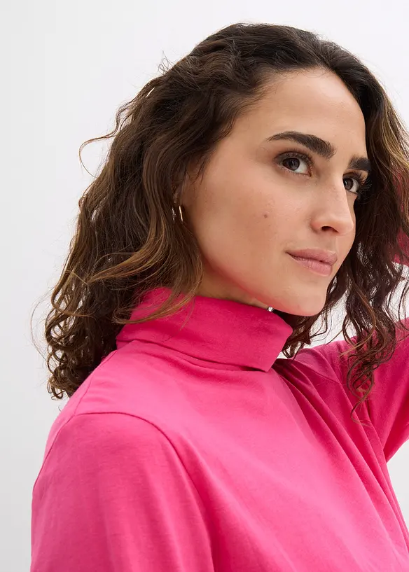 T-shirt col roul&eacute;, bonprix