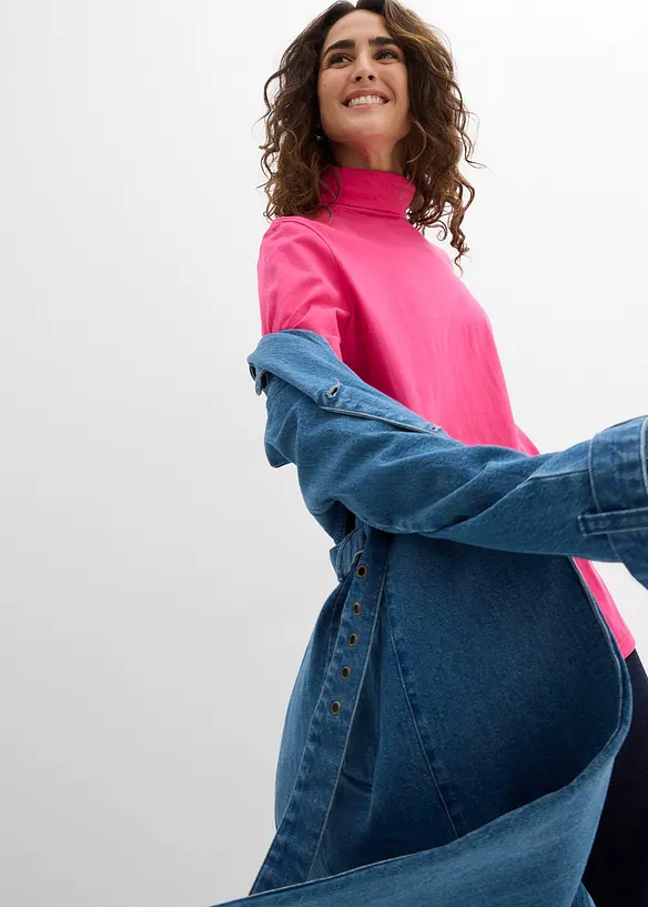 T-shirt col roul&eacute;, bonprix