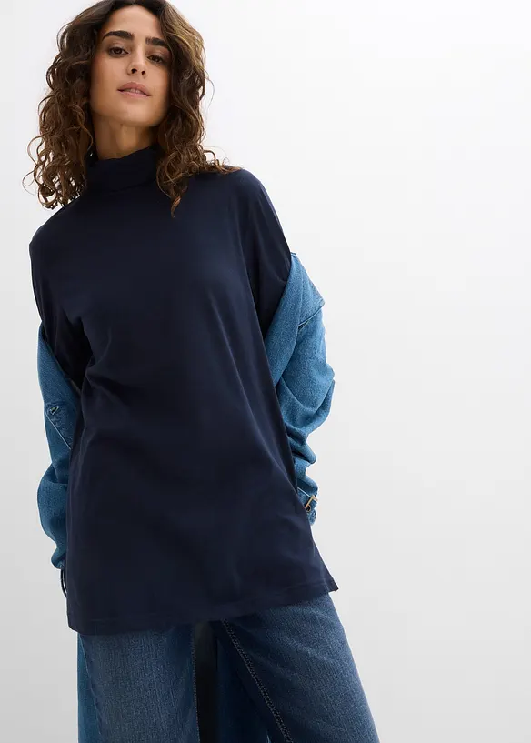 T-shirt col roul&eacute;, bonprix