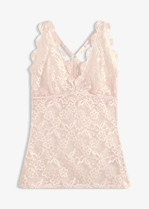 Top &agrave; dentelle, bonprix