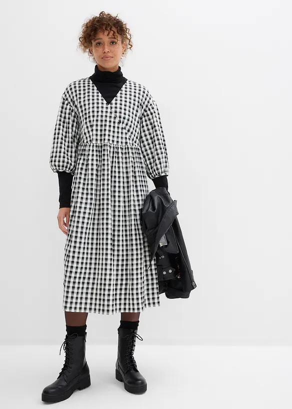 Robe midi oversize, bonprix