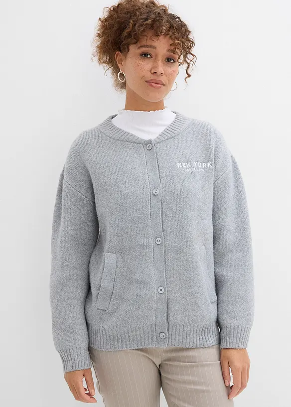 Gilet en maille oversize, bonprix